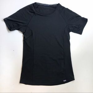 Patagonia merino wool base layer black shirt xs